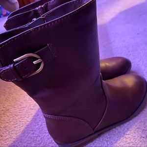 Cat&Jack Brown Hi Boots •Size 10